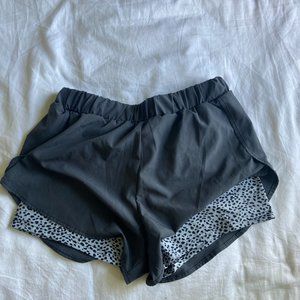 Shorts with spandex shorts